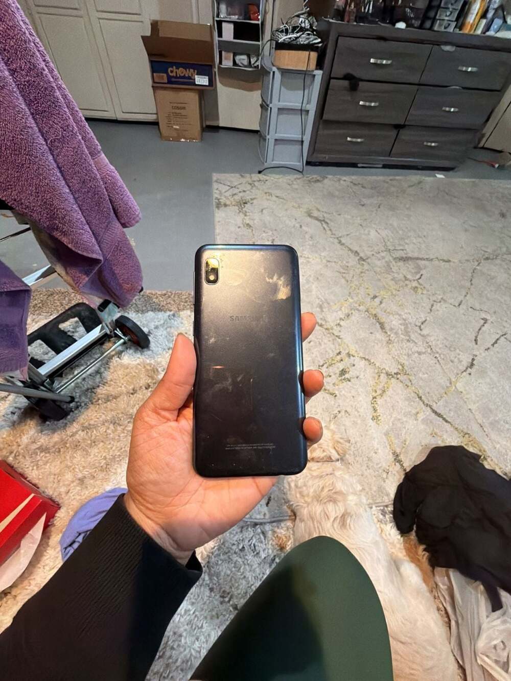 Samsung Galaxy A01 Smartphone Black - Picture 2 of 3